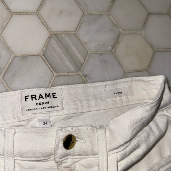 Frame Mid-Rise Straight leg Jean size 24 - Picture 4 of 5